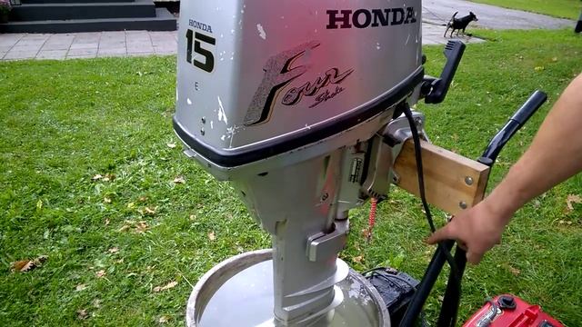 Honda bf15 hyväkuntoinen sähköstartilla смотреть онлайн