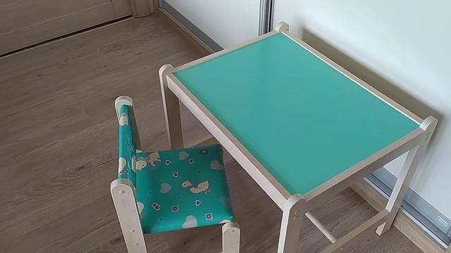 Распаковка — Комплект мебели с детским столом Ника Малыш-2 Утки смотреть онлайн
