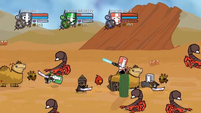 Castle Crashers #10 alien hominid смотреть онлайн