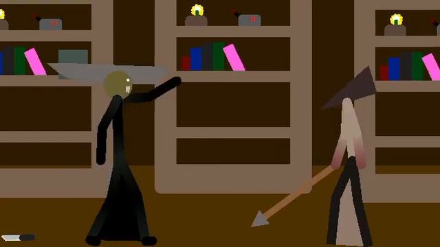 Nemesis Vs Pyramid Head-Stick Nodes Fighting Animation- смотреть онлайн