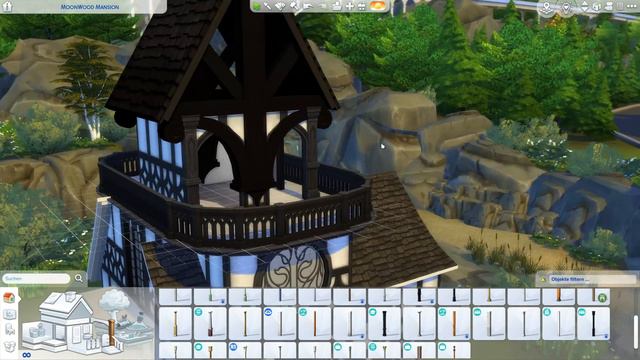 Grundriss: Moonwood Mansion | Werwolf Fachwerk Haus bauen mit allen Packs, ohne CC #1 смотреть онлайн