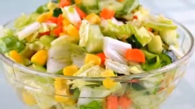 Овощной салат цветной смотреть онлайн