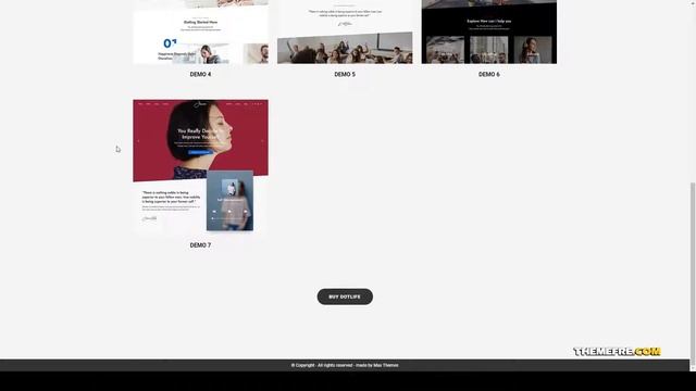 DotLife Course HTML Template business coaching finance Build Website смотреть онлайн