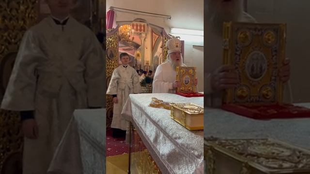 Начало Божественной Литургии в 40-й день со дня кончины протоиерея Иоанна Монаршека!