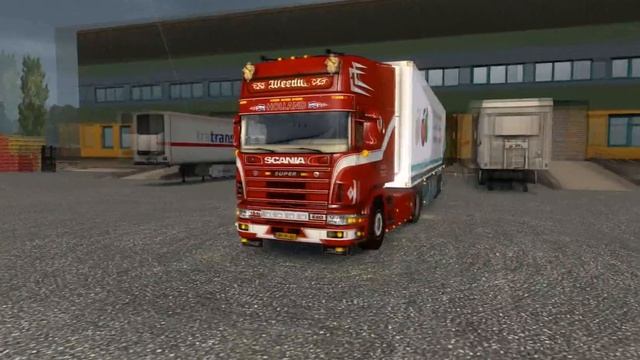 [ETS2]Euro Truck Simulator 2 Scania 124L Weeda Nederland Style смотреть онлайн
