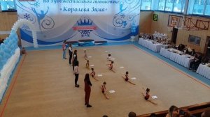 Наши первые соревнования по ОФП. Художественная гимнастика. «Королева Зимы»