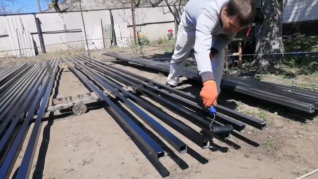 #2 СЭС монтаж столов для солнечных панелей