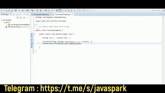 Java 8 : Function Example - 2 смотреть онлайн