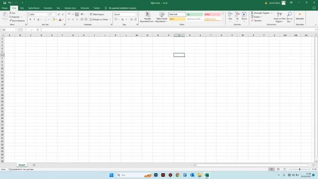 Microsoft Excel Hücre ve Satır Silme смотреть онлайн