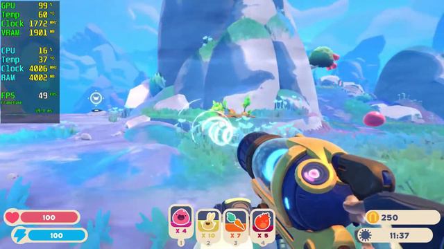 Slime Rancher 2 GTX 1050 Tİ - 1080p Medium, смотреть онлайн