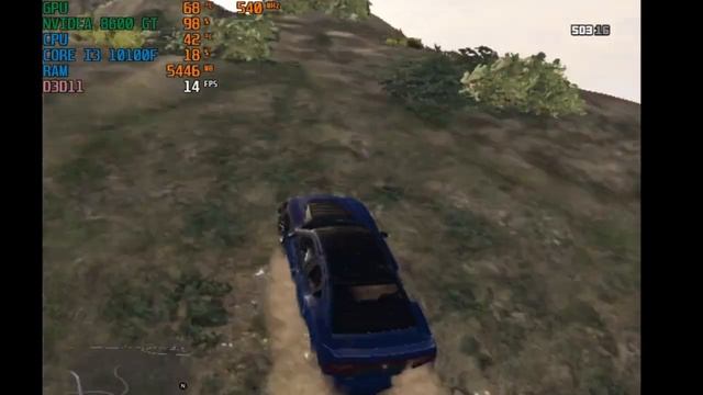GTA 5 em um i3 10100f e 8600gt смотреть онлайн
