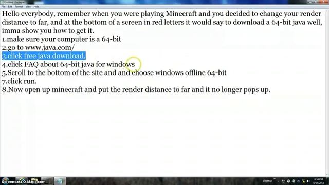 How to download 64-bit Java for Minecraft смотреть онлайн