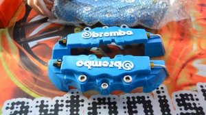 Накладки на суппорта Brembo синие