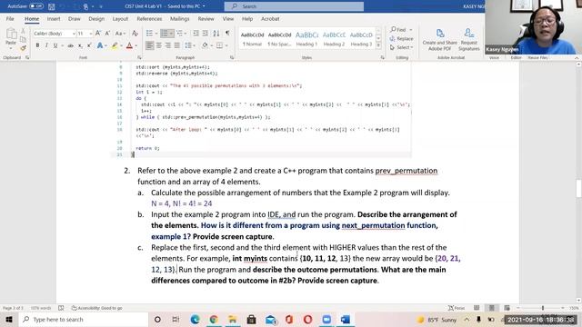CIS7 Unit 4 Lab: Permutation in C++ смотреть онлайн