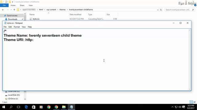 WordPress #1 - How To Create A Child Theme For WordPress 2017 смотреть онлайн