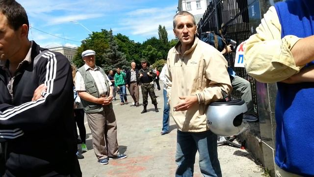15 июня 2014 г. Посольство России в Украине после разгрома. смотреть онлайн