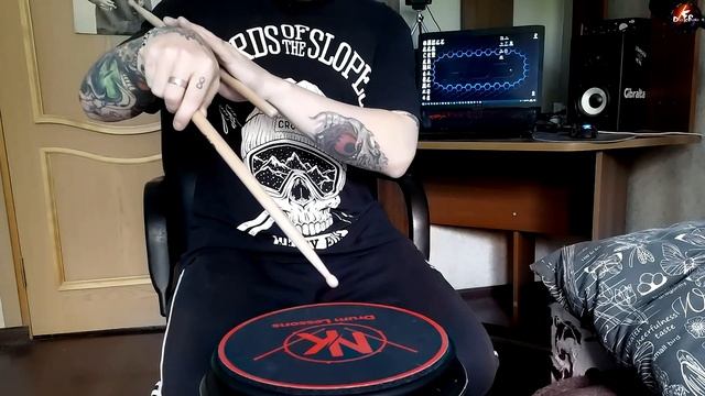 Как разогнать правую руку \Играем Up-Down на расслабоне смотреть онлайн