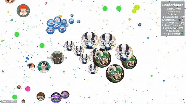 MEGA "2x1" ASSISTED POPSPLIT IN AGAR.IO! *NEW* AGAR.IO UNCUT TRICK! (Agar.io) смотреть онлайн