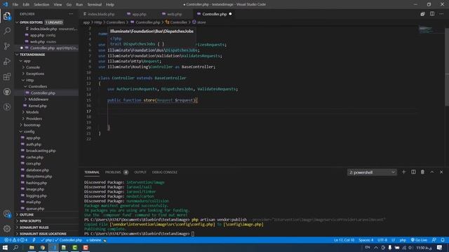 Text On Image In Laravel смотреть онлайн