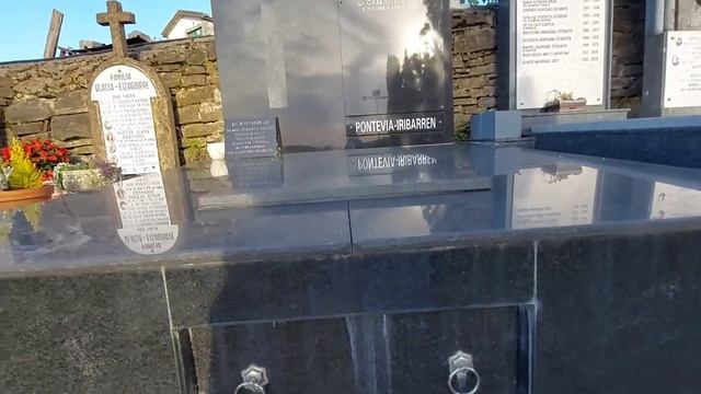 Basque country, Getaria. The grave of Cristobal Balenciaga. смотреть онлайн