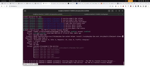 Bitrix FastCGI sent in stderr: "PHP message: PHP Fatal error: Ubuntu 23.04 Nginx PHP-FPM смотреть онлайн