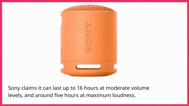 Sony SRS-XB100 Review: Portable Sound Powerhouse! смотреть онлайн
