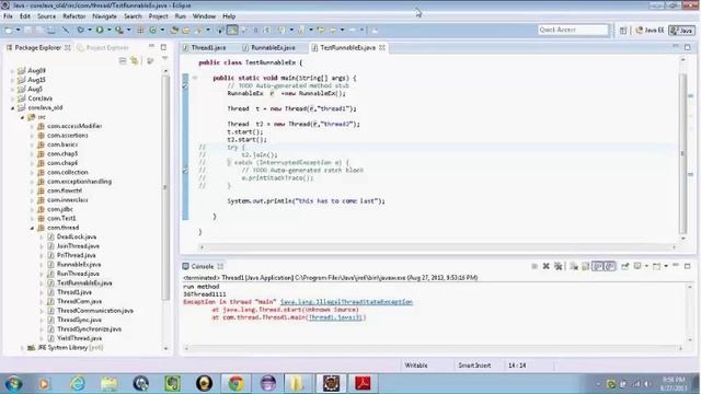 Java Multi Threading / Different Methods of Multi threading / Java Interview Question смотреть онлайн