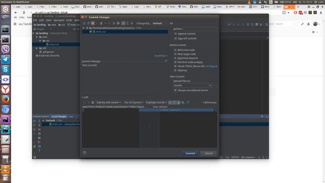 Создание проекта в WebStorm из git репозитория смотреть онлайн