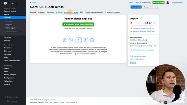 Ecwid Tienda Online - Tutorial en Español смотреть онлайн