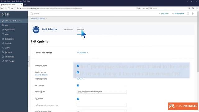 How to Increase PHP's upload max filesize value using CloudLinux Selector in Plesk HostNamaste смотреть онлайн