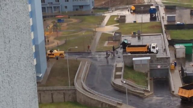 Новые технологии укладки асфальта в Минске. смотреть онлайн