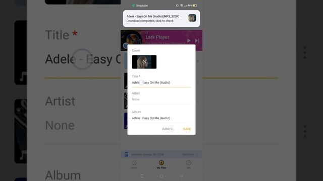How to download music using Snaptube App(edit title,artist's name,album,cover photo) смотреть онлайн