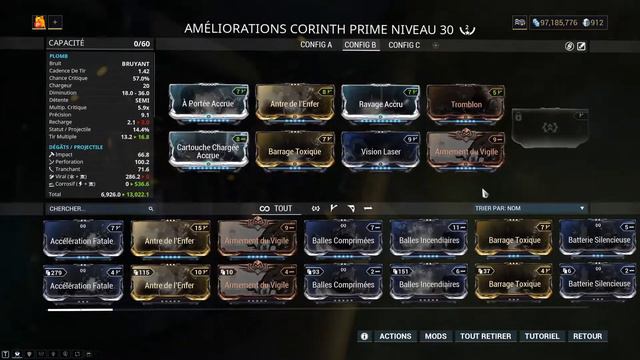 Warframe I Fast Build #30 Corinth Prime