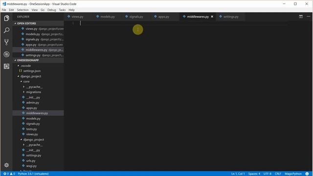 Prevent Multiple Device Login for a User in Django 2 using Middleware смотреть онлайн
