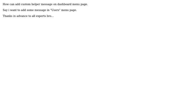 Wordpress: Show custom messages on dashboard menu page смотреть онлайн