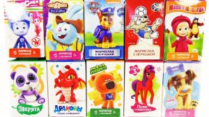 СЮРПРИЗЫ СВИТ БОКС Mix! Мимимишки, ФИКСИКИ, Смешарики Дежавю, ПОНИ, Маша и Медведь, Щенячий патруль