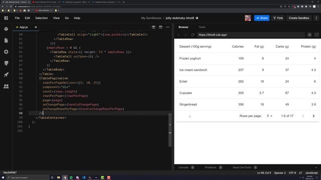 React & Material UI #20: Table Pagination смотреть онлайн