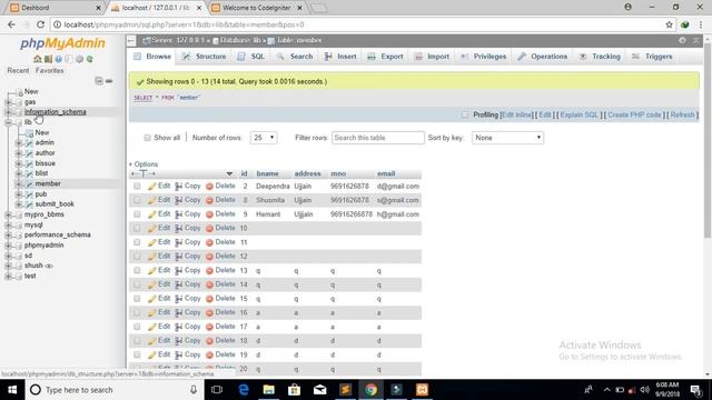 library management system project in php (codeigniter project tutorial with ajax) Part 1 смотреть онлайн
