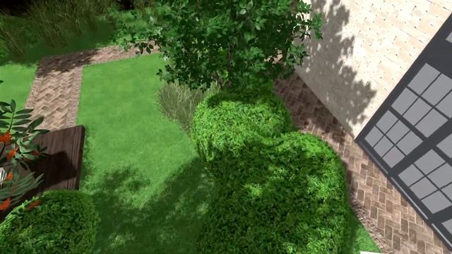 Ландшафтный дизайн участка 8 соток - минимализм смотреть онлайн