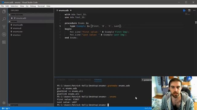 Ada's Type System: Enumerations смотреть онлайн
