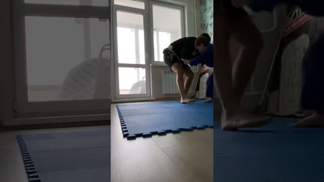 Дзюдо. Факультатив на дому перед сдачей на желтый пояс. смотреть онлайн