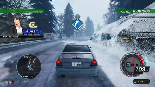 Initial D The Arcade Season 2 - Akina Downhill Snow смотреть онлайн