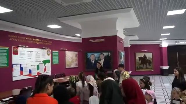 Посещение музея А.А. Кадырова г. Курчалой смотреть онлайн