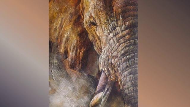 Слон /художник Галина Горбановская / Elephant /artist Galina Gorbanovskaya #художник #artist #art смотреть онлайн