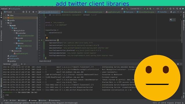 [brdcstr] Java announcement and chat tool Ep. 3 смотреть онлайн