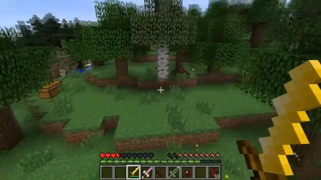 Lat's Mod # 1 | Обзор мода на Minecraft : Новые оружие бога ( Insane Swords ) смотреть онлайн