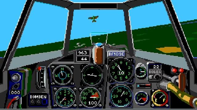 Their Finest Hour : The Battle of Britain - video game loop demo (PC MS-DOS, 1989) смотреть онлайн