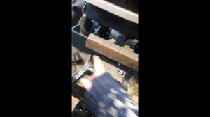 Установка отвала на японский минитрактор MITSUBISHI