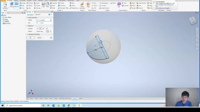 How to create spheres, poles, and cups in Autodesk Inventor. смотреть онлайн