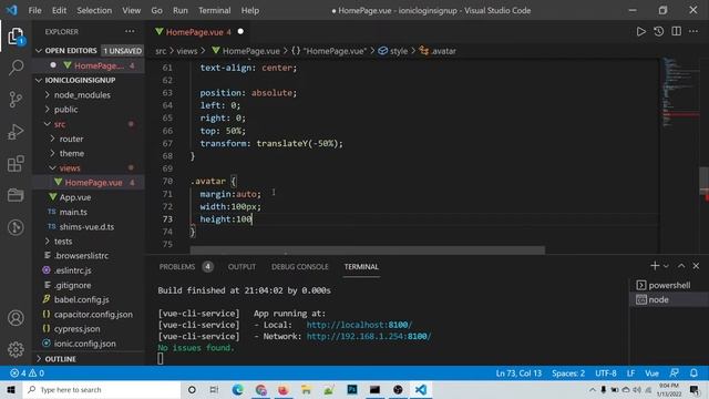 Part 1: Creating a Login and Sign up UI using Ionic Framework смотреть онлайн
